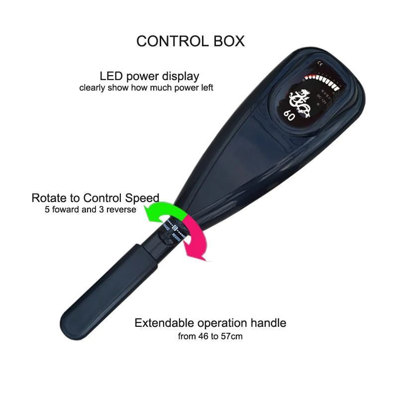 Boot Elektromotor 2025 - Electric Trolling Motor 12V/24V für Angelboote