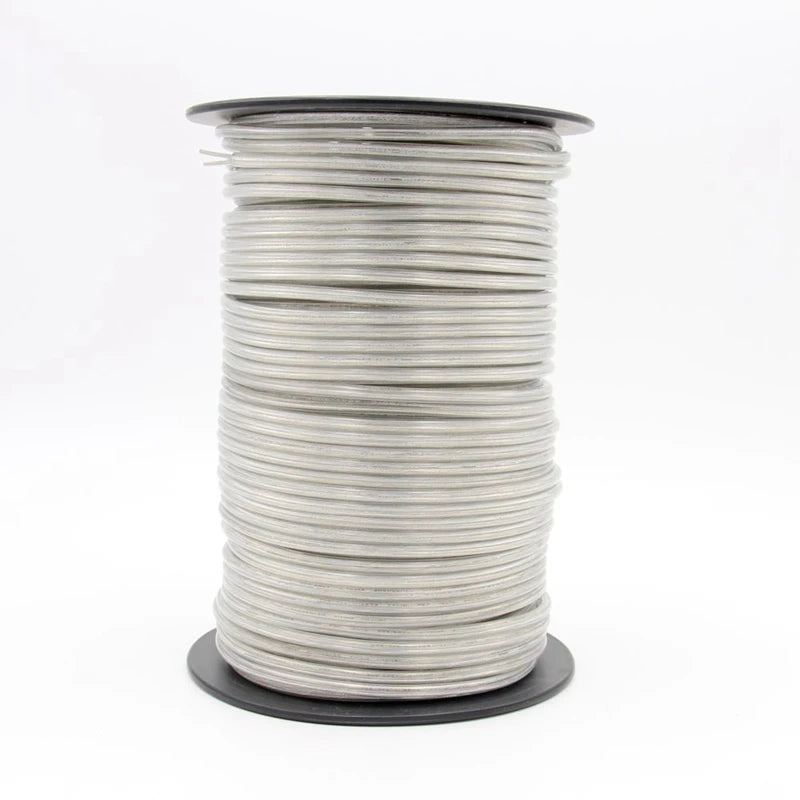 Transparentes Elektrokabel 250V 0,75mm² - 2/3-adrig PVC Rundkabel für Pendelleuchten