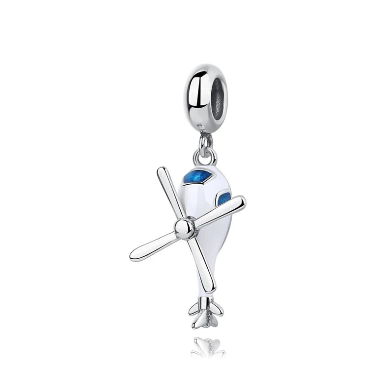 Originale 925 Sterling Silber Charms Liebe Reise London Bus Koffer Paris Perlen passen für Pan Armbänder Halsketten Frauen DIY Schmuck