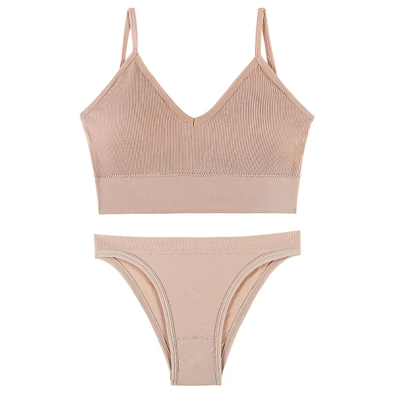 Choice Nahtlos Bralette Set - Gepolstert Kabellos S M