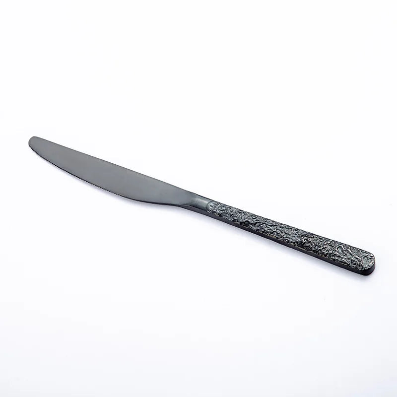 Stainless steel Western Cutlery set Knife Fork Spoon Dinner Set Dessert Dinnerware Western Steak Knife Tableware Spoon Fork