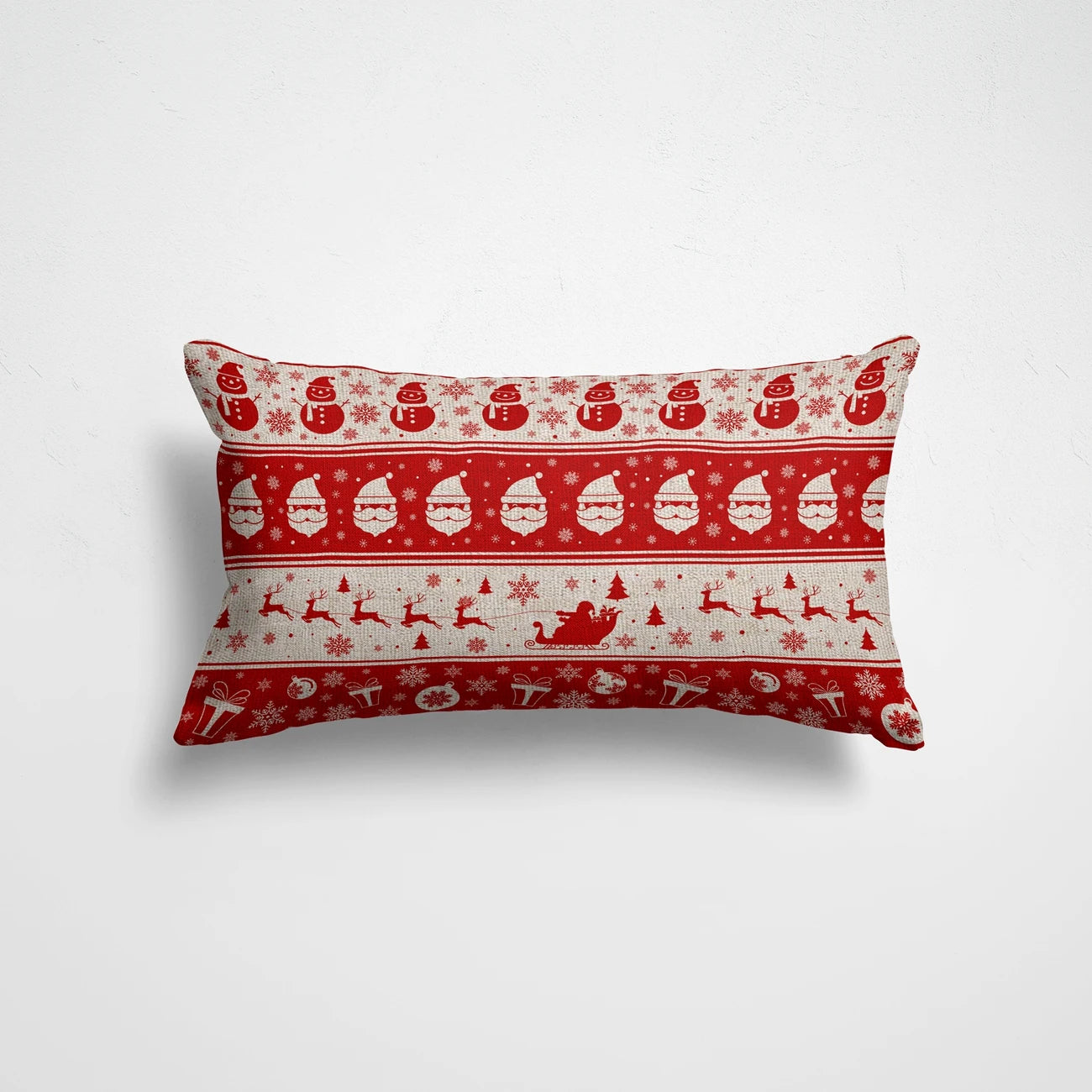 2022 Happy New Year Merry Christmas Xmas Pillow Cover 30X50 Boho Decor Decorative Pillows for Sofa Tree Red Party Decorations