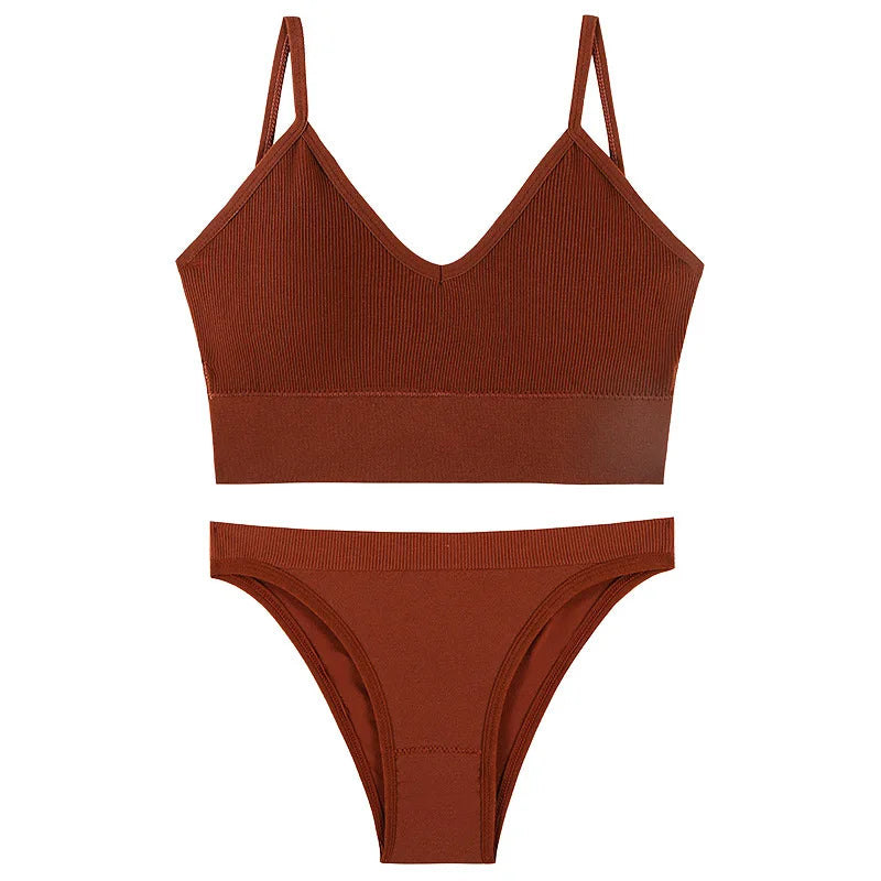 Choice Nahtlos Bralette Set - Gepolstert Kabellos S M