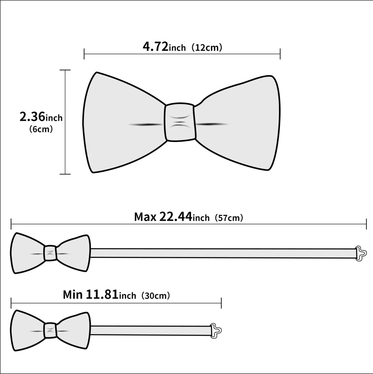 Hi-Tie Peach Pink Salmon Silk Mens Bow Tie Pocket Square Cufflinks Set Pre-tied Butterfly Knot Bowtie for Male Wedding Business