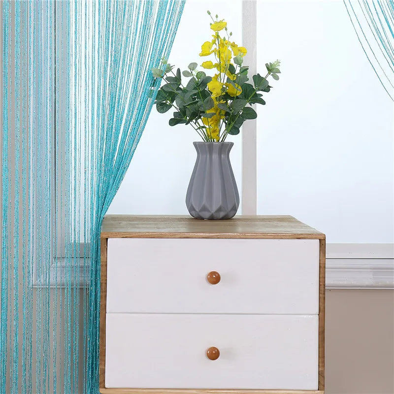 CasaLin Volant Vorhang Glänzende Quaste - 140x245cm 1-40%