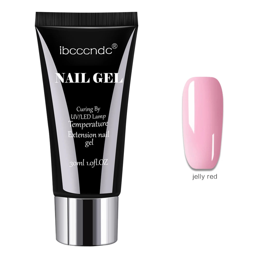 Semi-permanent Gel for Nails Poly Nail Gel Polygels Uv Led Nail Lamp Manicure Extension Material Acrylic Polish temperature