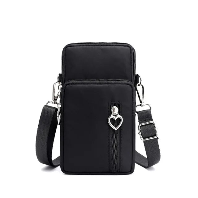 Premium Crossbody Taschen Damen Wasserdicht Nylon - Multifunktional Casual Kleine Tasche - Handy Hülle Sport