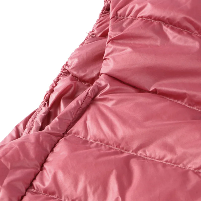 Aurora Stehkragen Daunenweste - Dünn Füllung 80% Größe 3XL