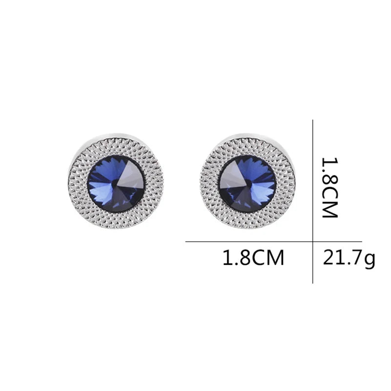 Fashion Business Hemd Ärmel Dekorative Buttons 2025 - Klassisch Geometrisch Tie Clips Manschettenknöpfe Set - Herren Luxus Schmuck Geschenk