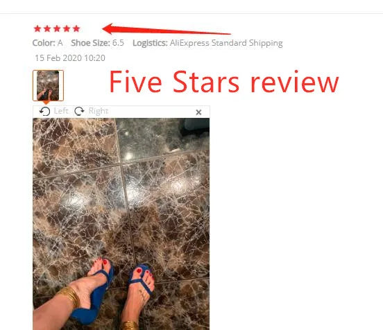 XXCZDOU Sandalen Flachkomfort - Reißverschluss Größe 43 Blau