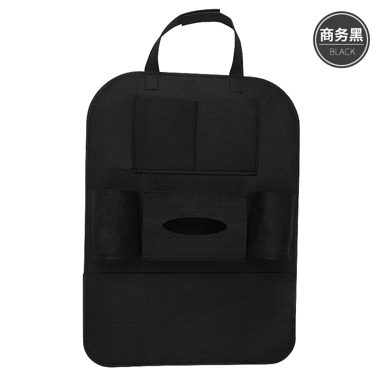 Car Seat Back Storage Bag Multifunctional Adjustable Backseat Storage Bag High Capacity Storage Bag Inside Seat Back Bag