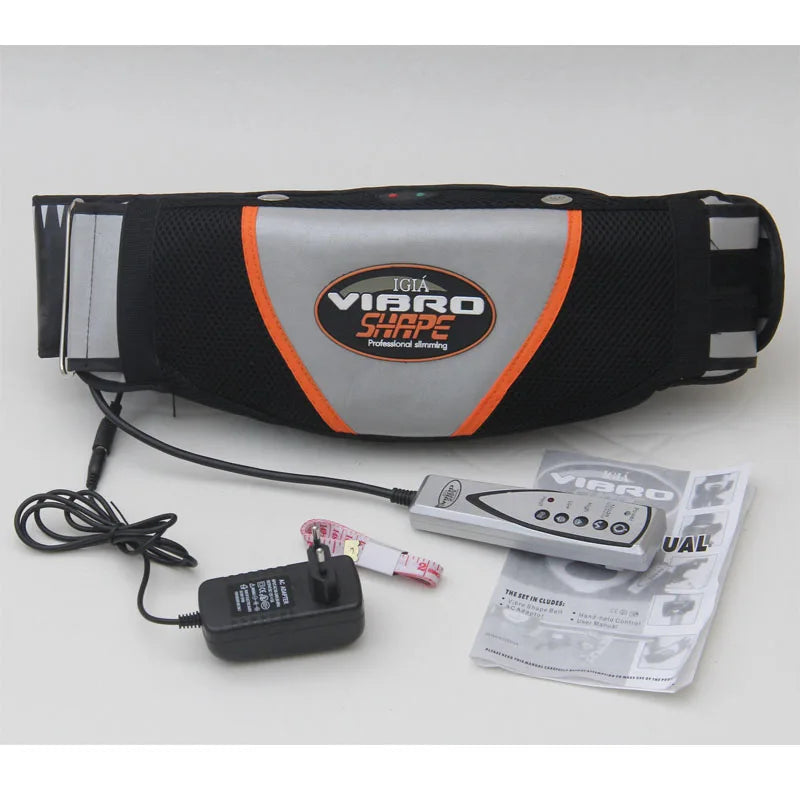 Electric Men Slimming Belt Women Fat Burning Leg Waist Foot Massager Massage Belt Machine For Back Heat Vibrating Modelling