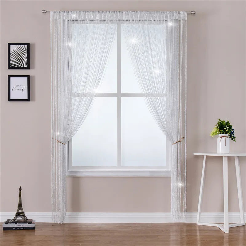 String Volant Glänzende Quaste - 1 Panel, 1-40% Transluzenz