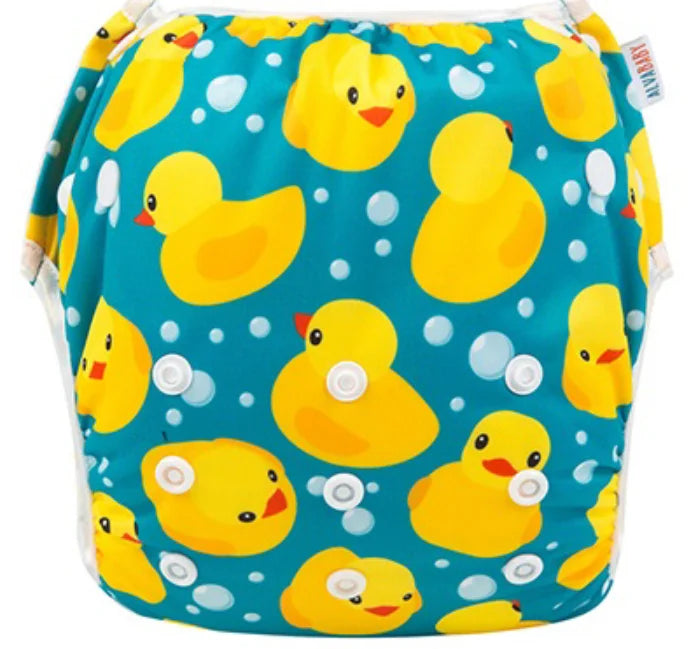 Alvababy Schwimm-Windel 2025: Polyester+TPU Stay-Dry-Funktion 0-3 Jahre - Wiederverwendbar 3-15kg Babys Schwimm-Erfahrungen