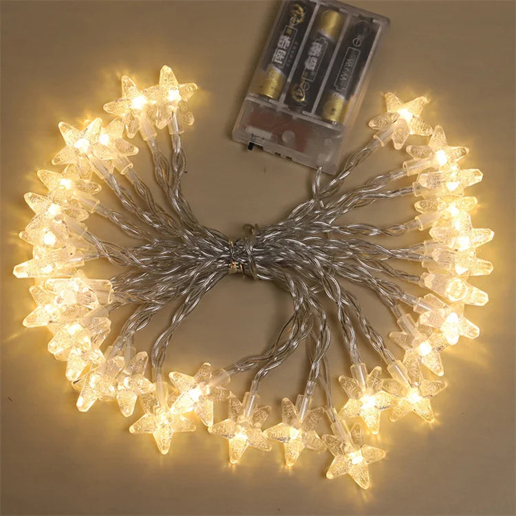 Led Ball-String-Lichterkette Warmweiß - DC 3V, 3 lm, IP20