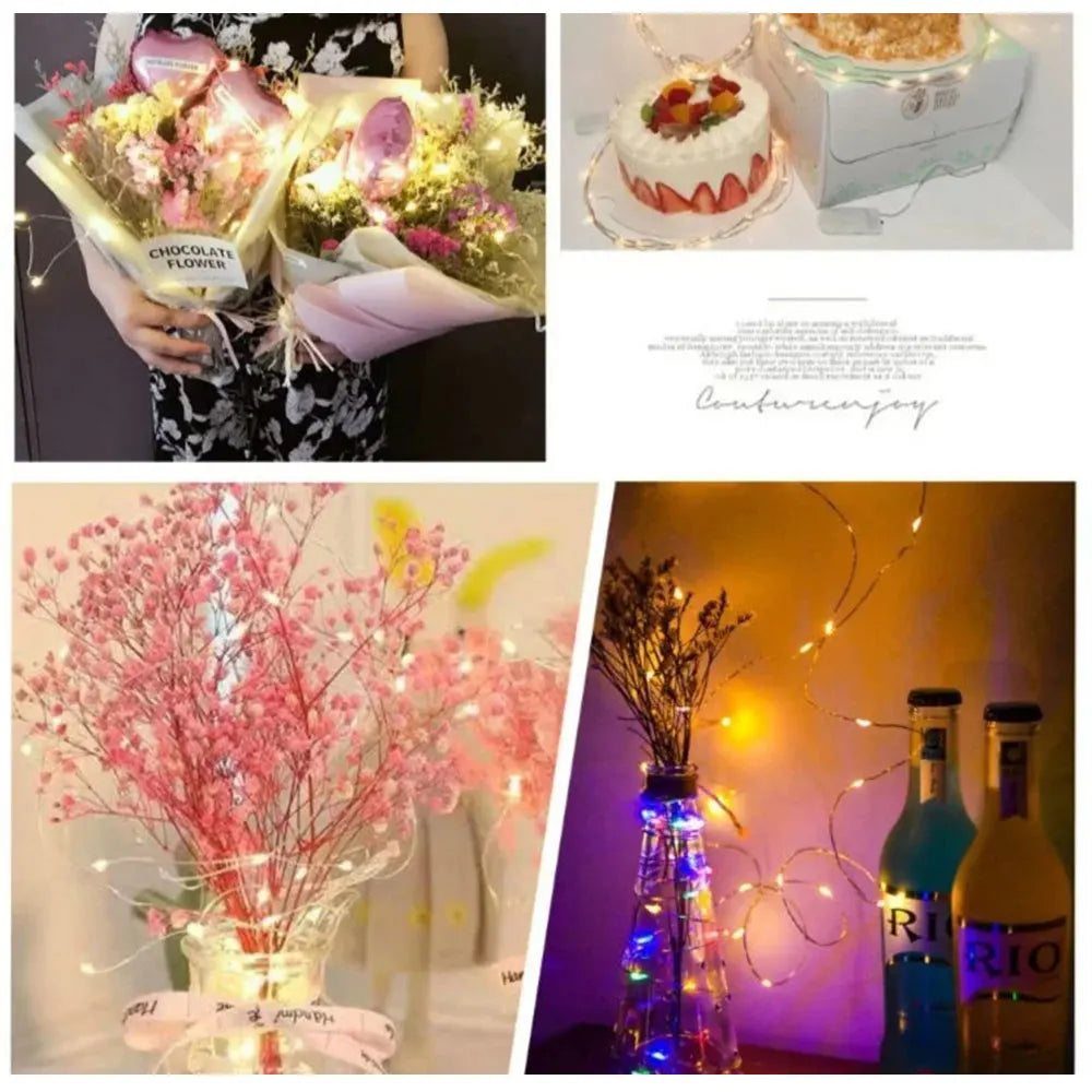 KIKIEL Lichterkette Solarbetrieben - Länge 20 m, 50 LEDs, IP44