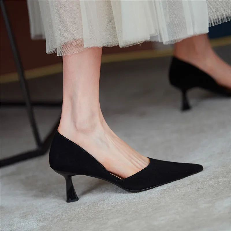 Women Pumps Elegant Pointed Toe Office Lady Shoes Spring Summer High Heels Wedding Bridal Shoes Yellow Pumps Zapatos Tacon Mujer