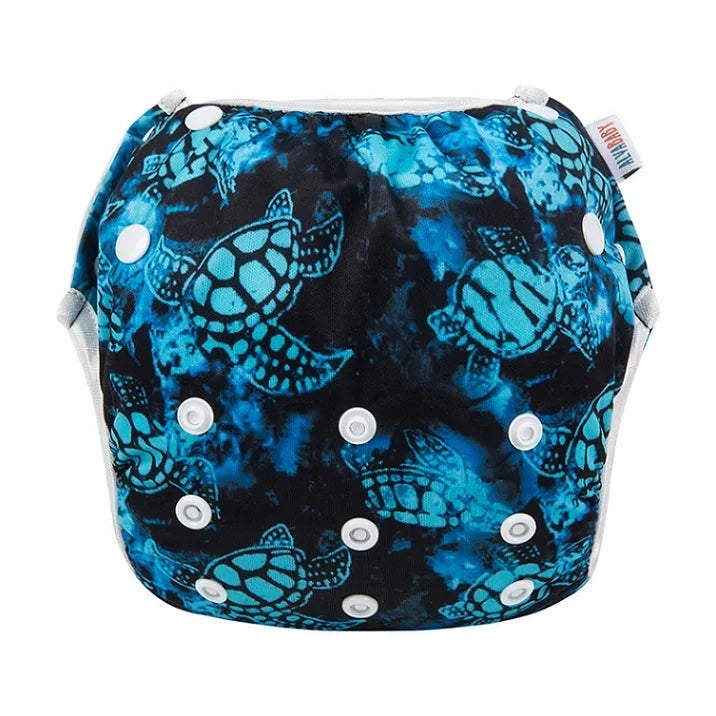 Alvababy Schwimm-Windel 2025: Polyester+TPU Stay-Dry-Funktion 0-3 Jahre - Wiederverwendbar 3-15kg Babys Schwimm-Erfahrungen