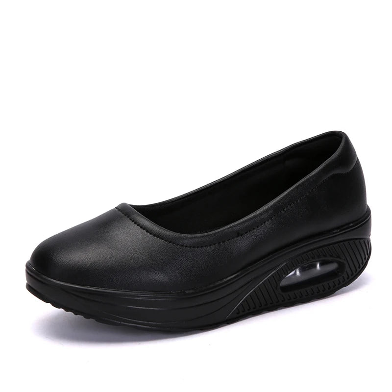Stuccco Ballerina Slipper Komfort Damen - PU 3cm Absatz