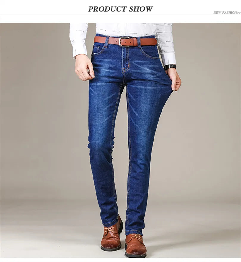 HerrenMode Slim Stretch Jeans - Business, Midweight, S-XL