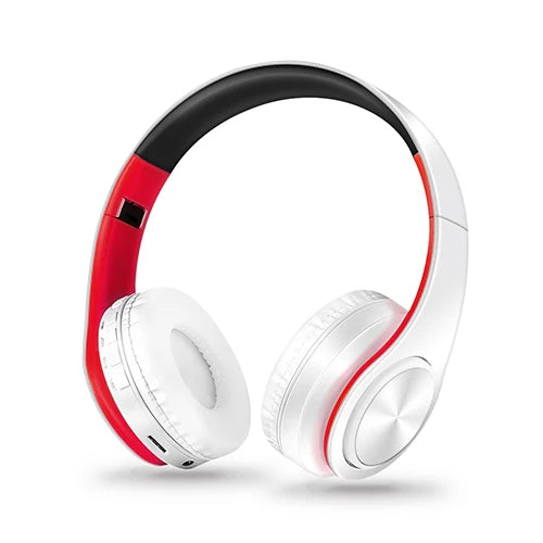 CATASSU Bluetooth Kopfhörer Over-Ear Stereo Drahtloses Headset Weiche Leder Ohrpolster Eingebautes Mikrofon für PC/Handy/TV