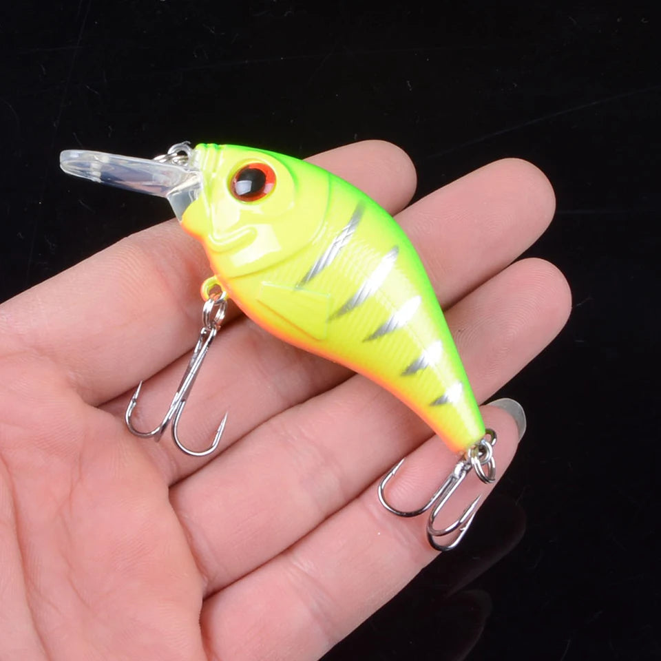 TQEXSZ Minnow Sinkend - 7,5cm 10,2g 3D Augen Wobbler