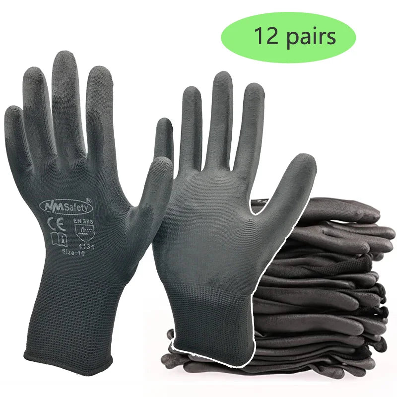 Nmsafety Antistatisch Handschuhe - 13G Nylon PU 24 St