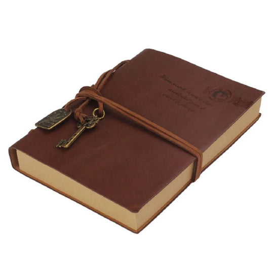 Pu Cover Journal Classic Retro Notebook Vintage PU Cover String Key Bound Blank Notebook Notepad Vintage Note Padss