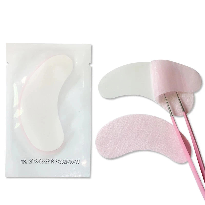 50/200/500 Wimpern Patches Für Aufbau Gepfropft Wimpern Pads Russisch Verpackung Unter Augen Papier Aufkleber Für Wimpernverlängerung