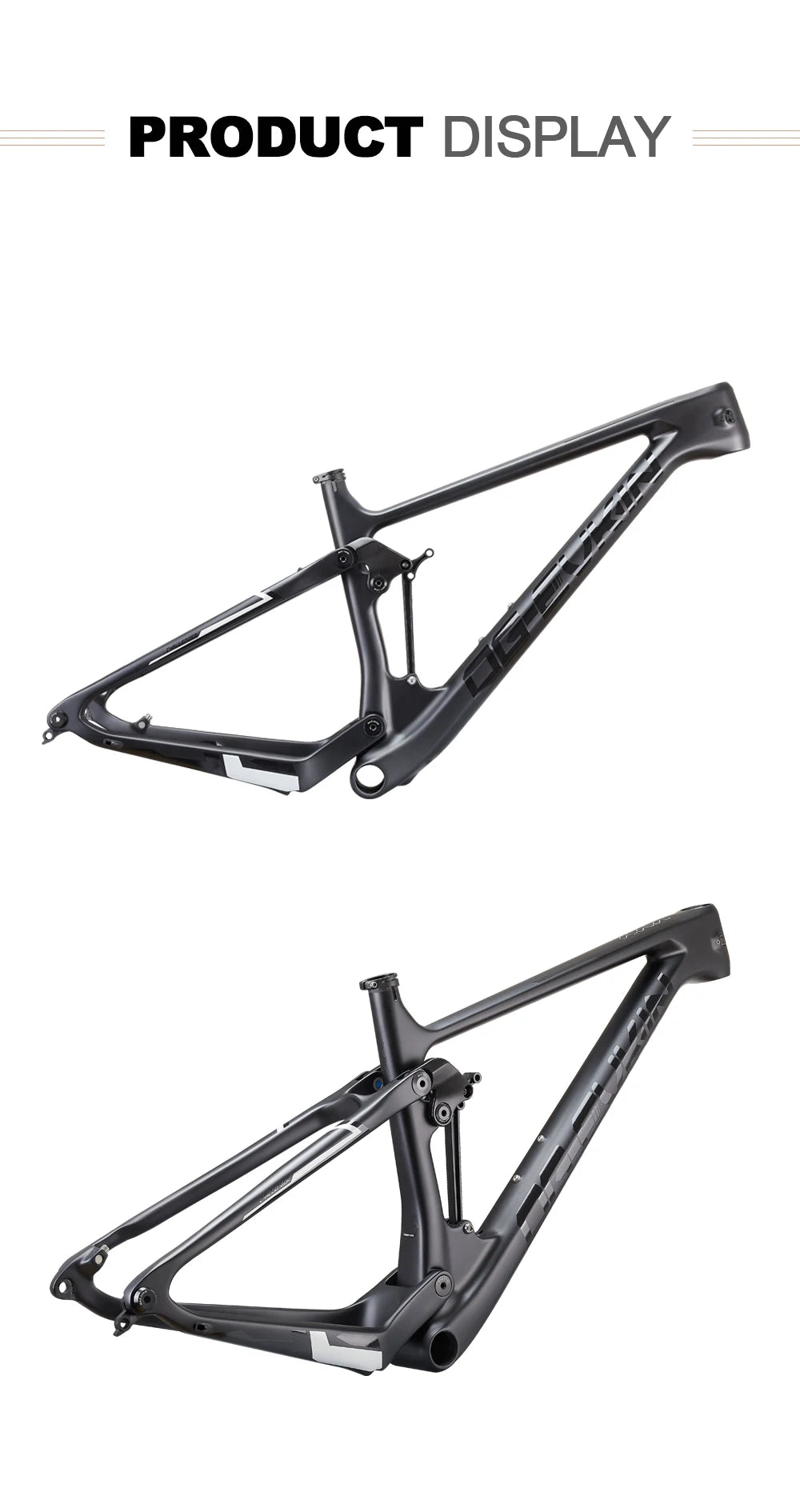 OG-EVKIN CF-080 2025 - Carbon Full Suspension MTB Rahmen - 12X148 Thru-Axle Boost 29er Professional Mountain Bike