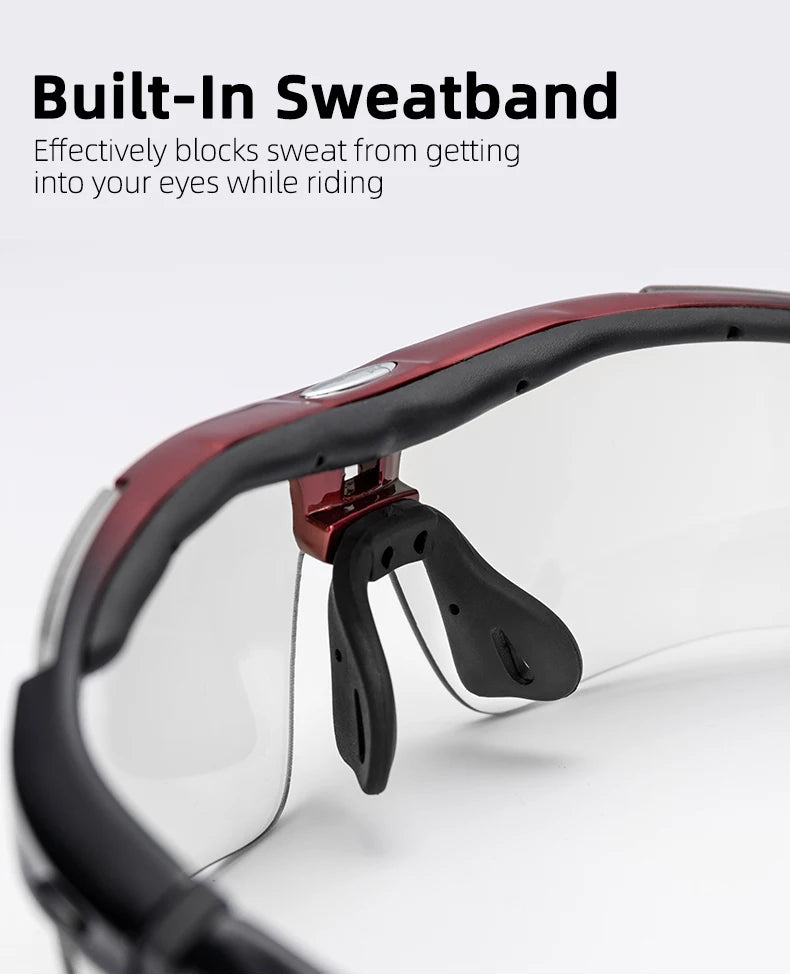 ROCKBROS Radfahren Polarisiert Brille Fahrrad Sonnenbrille Outdoor Sport Sonnenbrille MTB PC Schutzbrille Augenschutz 5/3 Linsen Fahrrad Zubehör