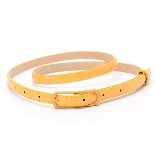 Elegant Women Belt Fashion Luxury Thin Style Adjustable Faux Leather Women Waist Belt Dress Jeans Accessories ремень женский