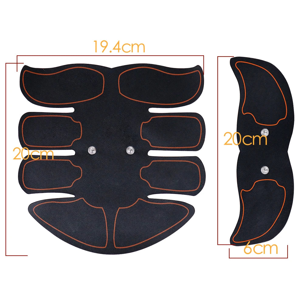 Dr Imp EMS Aparat de antrenament abdominal - Stimulator muscular cu 6 moduri compact