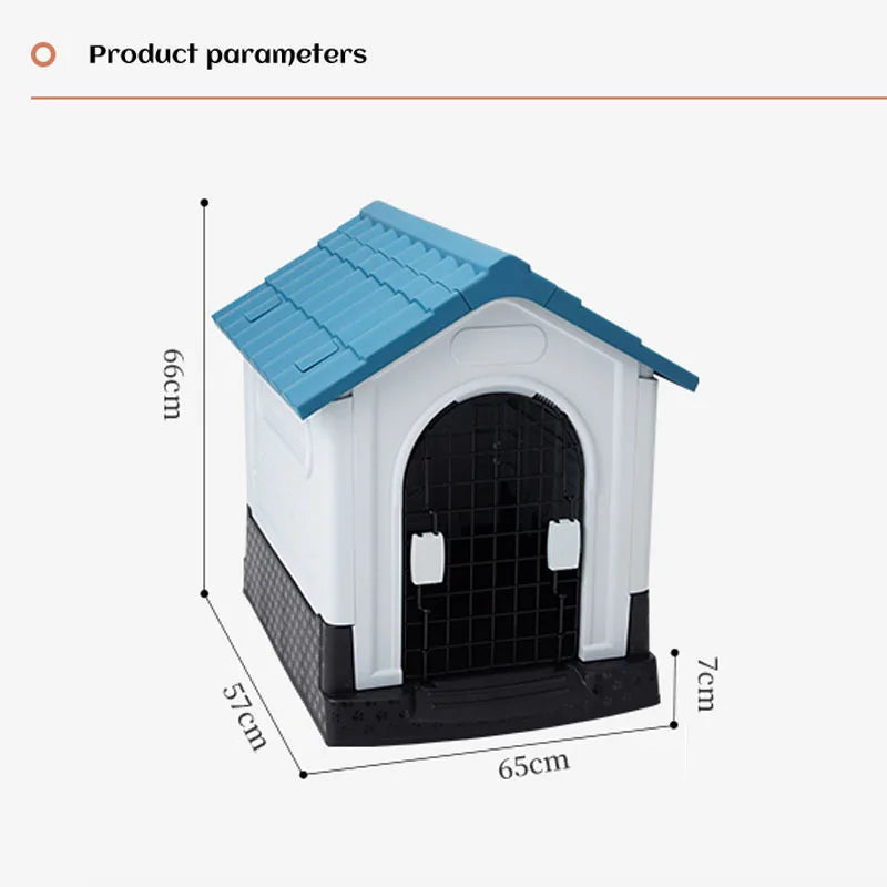 Dog House For Large Dogs Dog Bed Four Seasons Outdoor Washable Removable Pet Cat Bed Winter Warm Kennel Pet Supplies Plastics