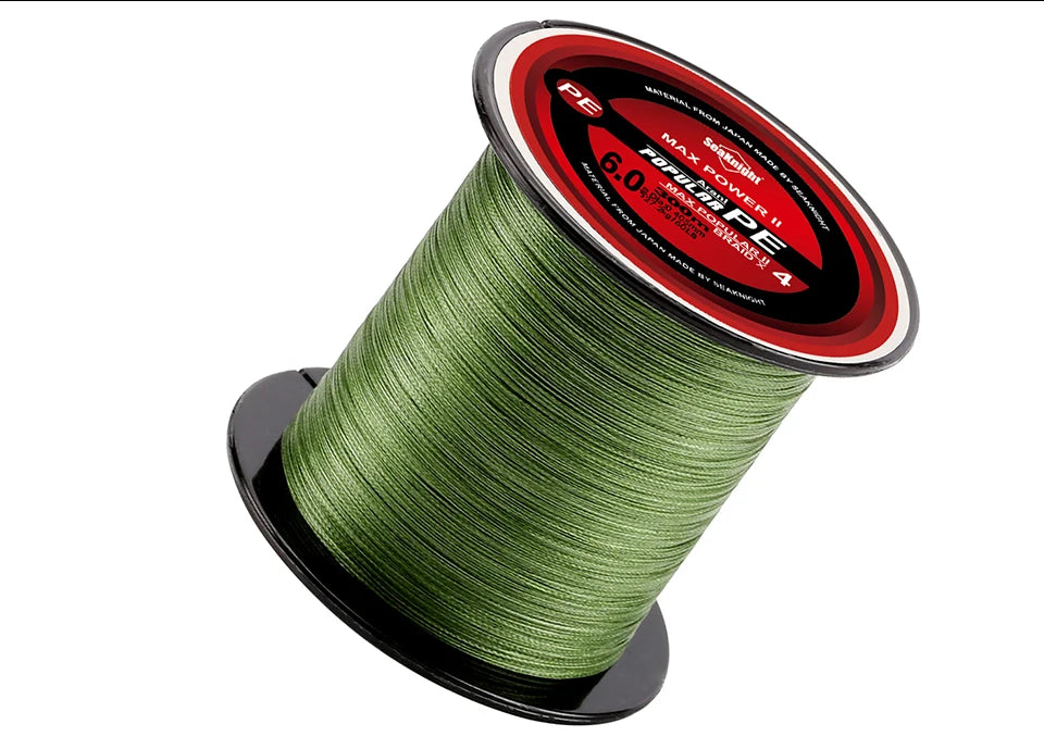SeaKnight Marke TriPoseidon Serie 4 Stränge 300M PE Geflochtene Angelschnur 8-60LB Multifilament Angelschnur Glatt Karpfen Angeln