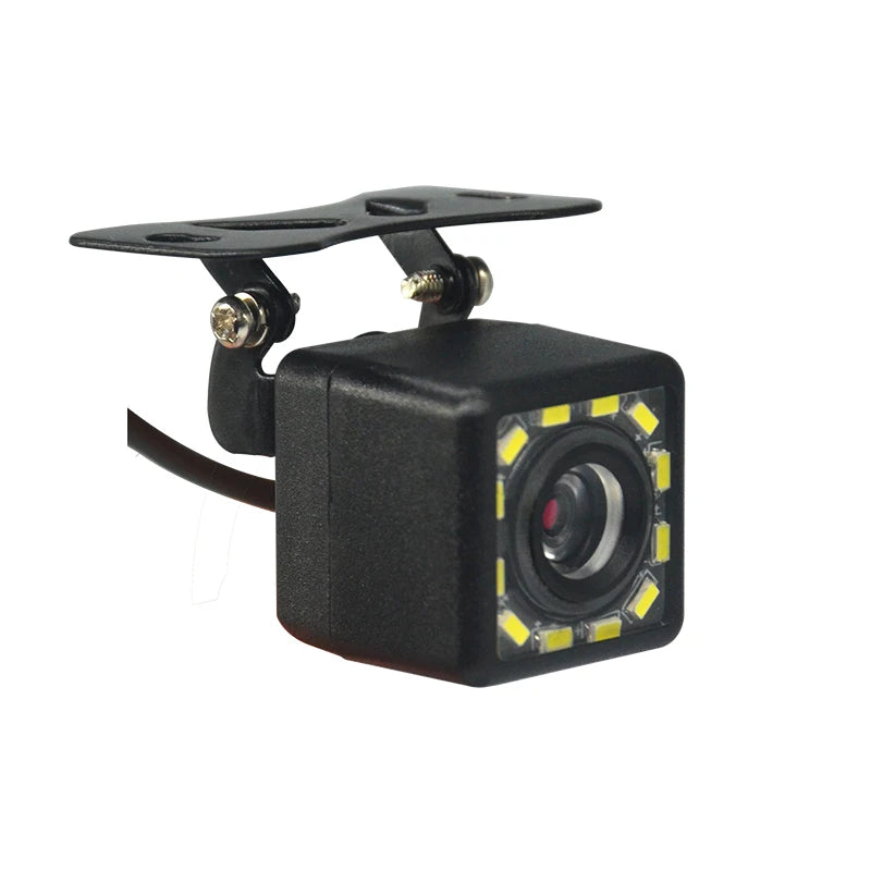 Hippcron Auto Rückfahrkamera 4 LED Nachtsicht Rückwärts Auto Parken Monitor CCD Wasserdicht 170 Grad HD Video