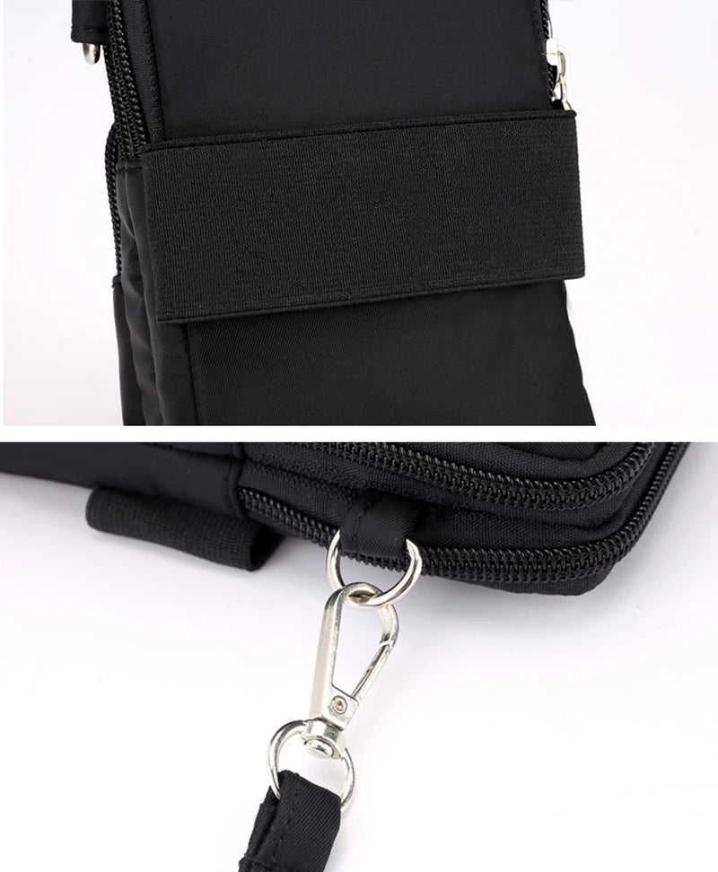 Crossbody Taschen Frauen 2025 - Wasserdicht Nylon Multifunktion Casual - Kleine Tasche Handy Hülle Crossbody Sport Geldbörse