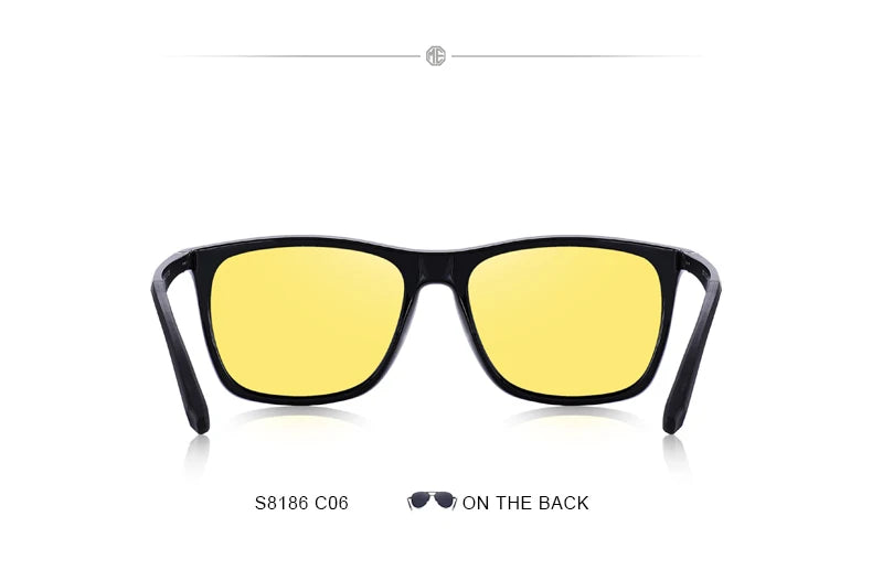 MERRYS DESIGN Herren HD Polarisierte Sonnenbrille Sport Angeln Augenschutz Aluminium Legierung Bügel UV400 Schutz S8186
