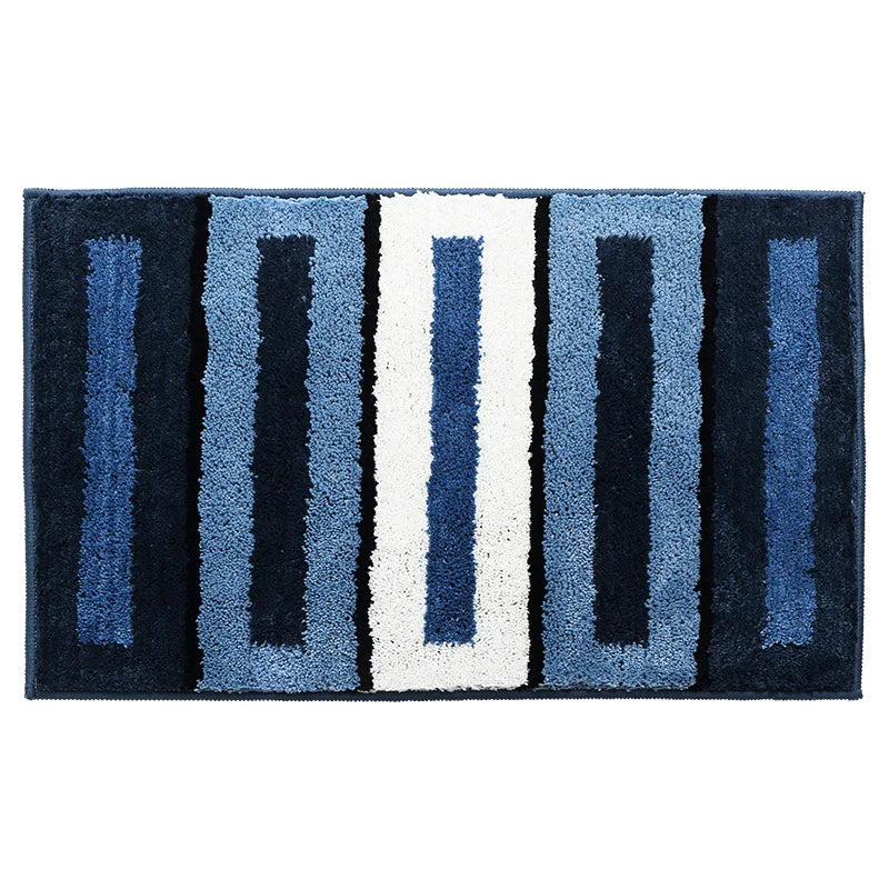 Flocking home carpet floor mats household bathroom bathtub absorbent foot mats bathroom non-slip mats