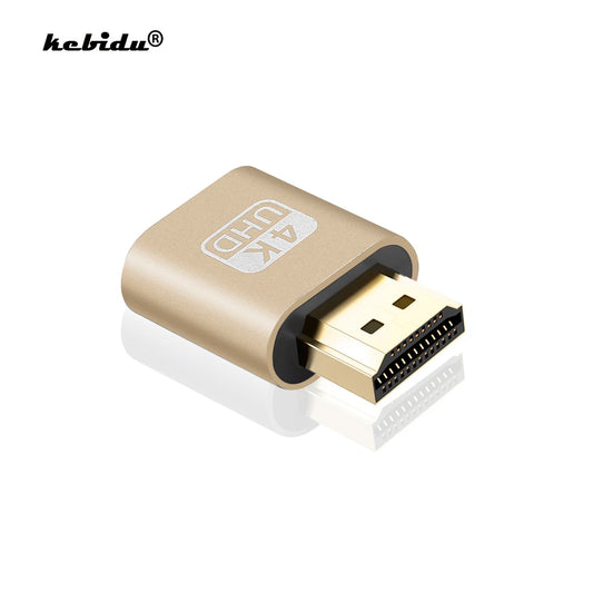 Display-Adapter 2025: VGA Virtual Display Adapter HDMI-compatible 1.4 - DDC EDID Dummy Plug Headless Ghost Display Emulator Video Card Lock Plate Collection