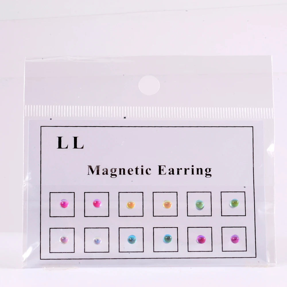 Luna 12er Set Magnetische Fake Piercings - Ohne Stechen
