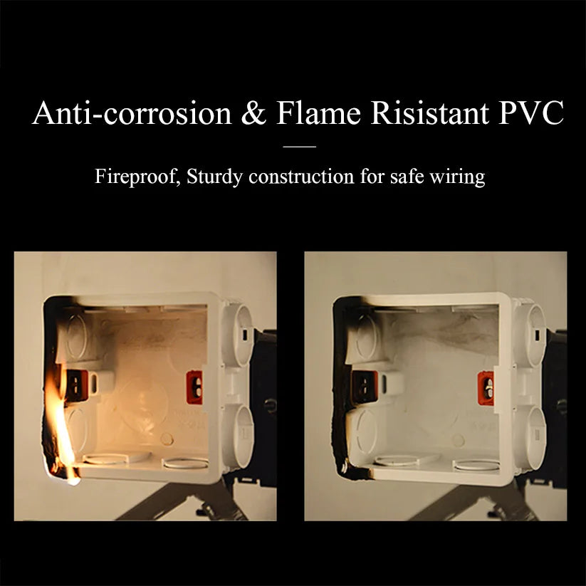 86*86 Fireproof Wall Mount Internal Junction box