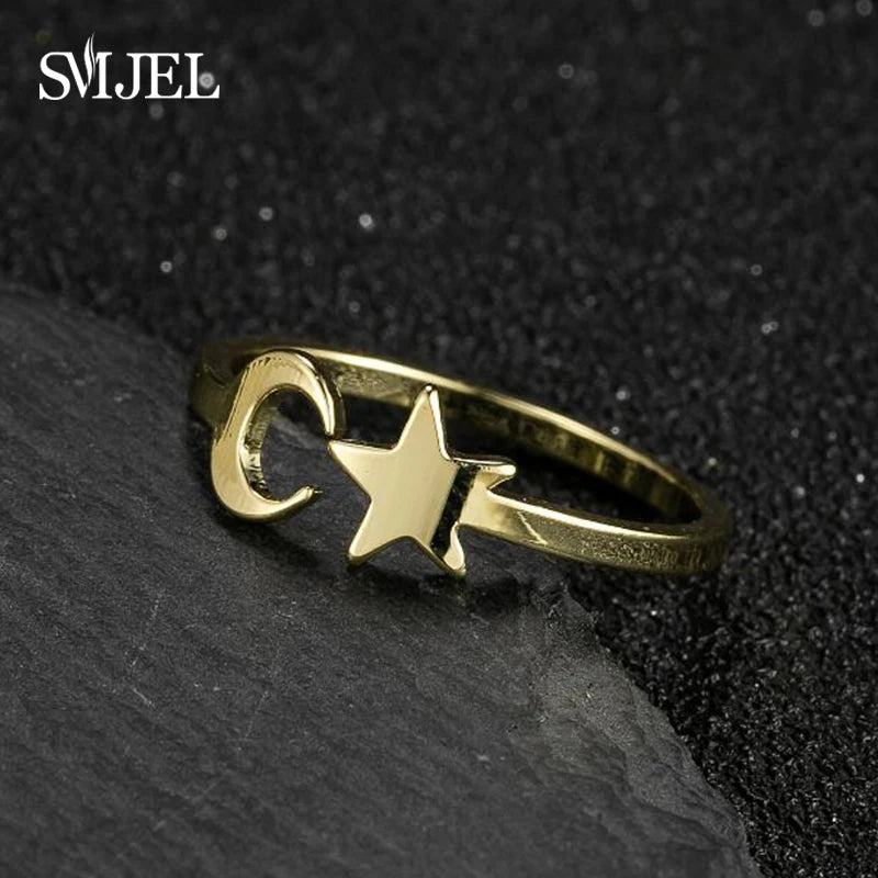 New Punk Geometric Ring for Men Women Exaggerated Stainless Steel Jewelry Opening Adjustable Ring Anillo Hombre Bijoux 2021 Gift