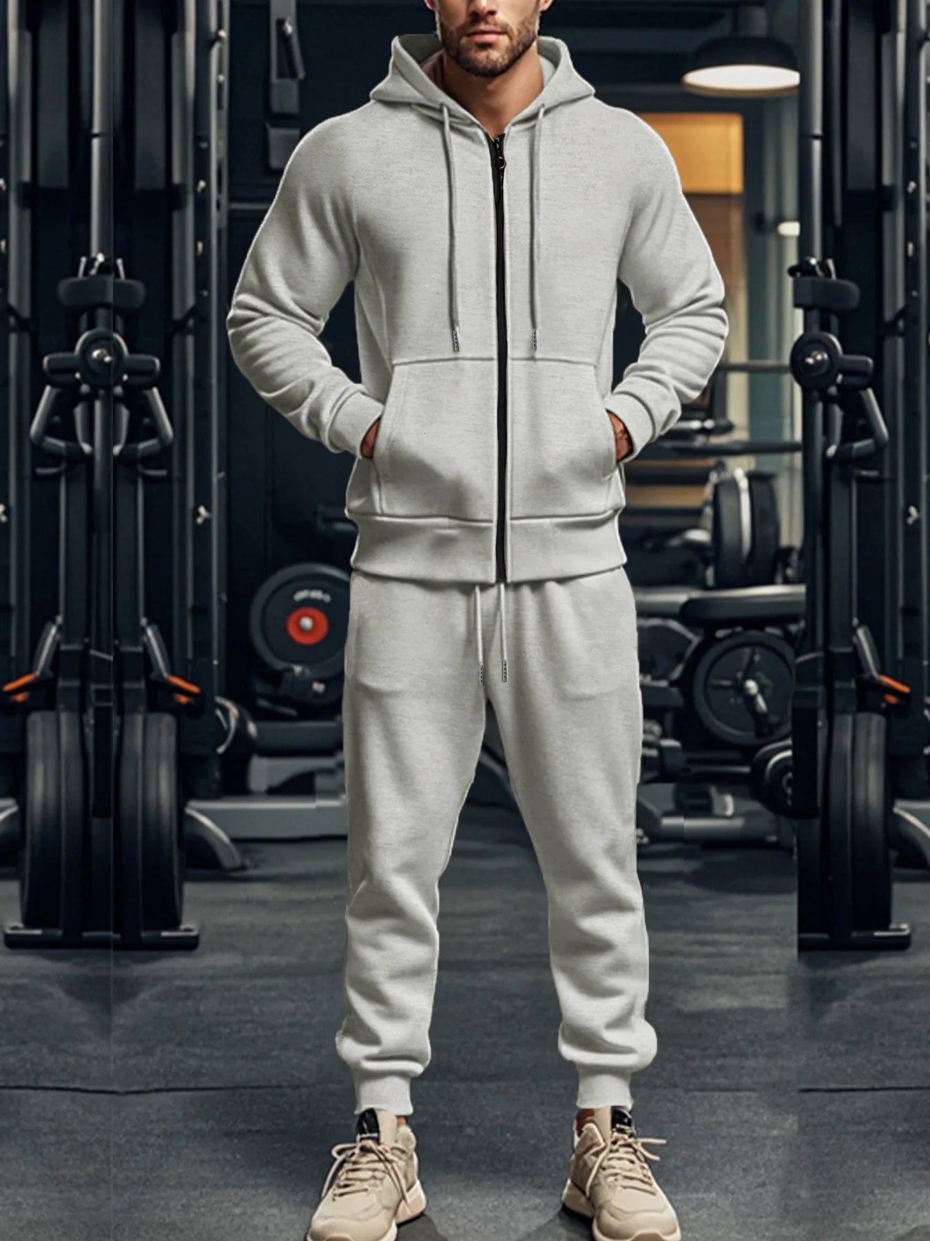 OEM Tracksuit Atmungsaktiv - 95% Polyester, Reißv., XL