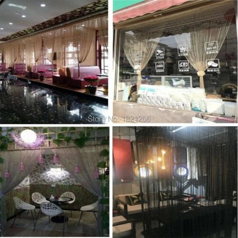 Kekegentleman T Perlenvorhang - 100% Polyester Deckenmont.