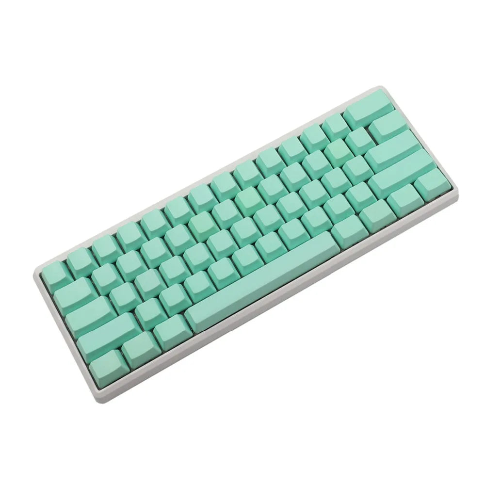 Weiß Schwarz Grau Grün Blank Dick PBT OEM Profil 62 Taste ISO 61 ANSI Keycaps Für MX Schalter Mechanisch Tastatur (Nur Keycap)
