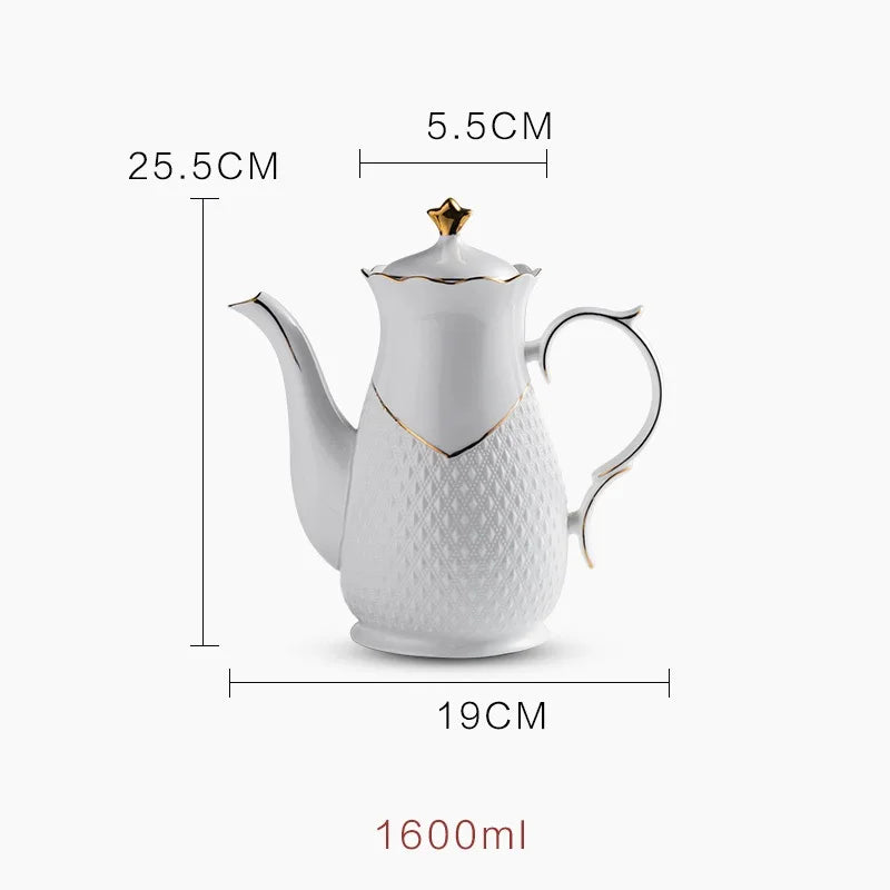 Care Porzellan Thermos Großkapazität-Kapazität 1L Mund 6cm