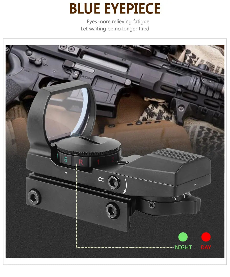 Bestsight Holographisch Rotpunktvisier - 20mm Schiene 6x