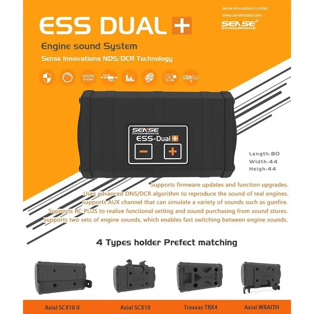 RC-Motor-Sound-Simulator 2025: SENSE ESS-DUAL 2-Speaker - Racing Modification Collection