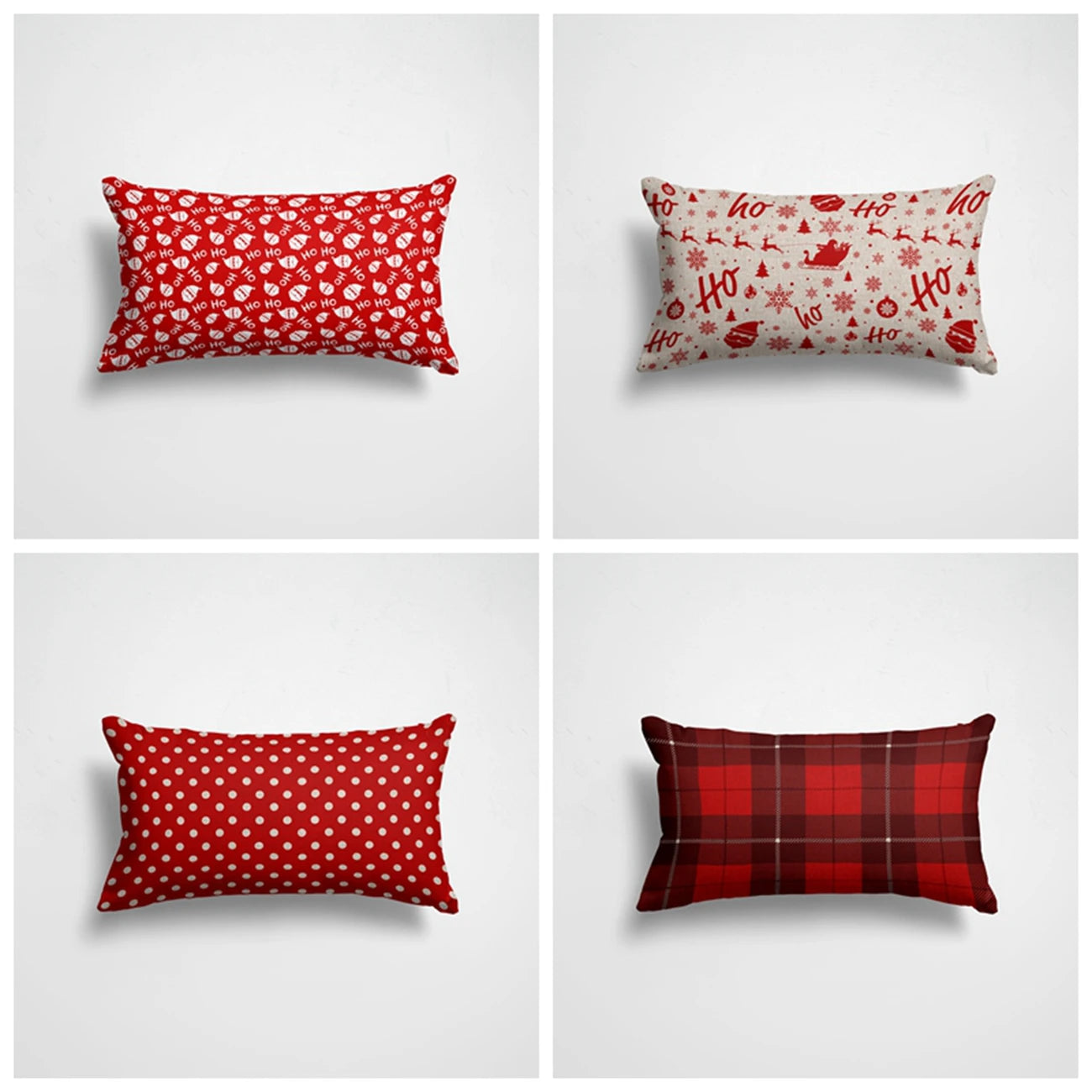 2022 Happy New Year Merry Christmas Xmas Pillow Cover 30X50 Boho Decor Decorative Pillows for Sofa Tree Red Party Decorations